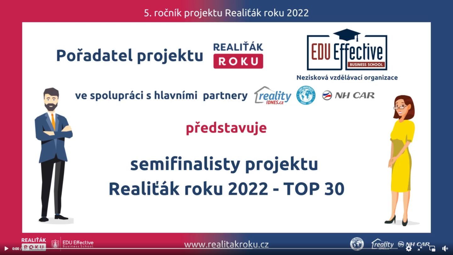 To není náhoda. Karolína Žárská se dostala mezi 30 nejlepších makléřů v ČR
