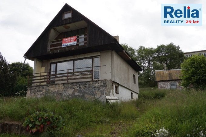 Prodej, Rodinné domy, 1+ 3 + podkroví + 2 lodžie, 709 m2, Moldava v Krušných horách.