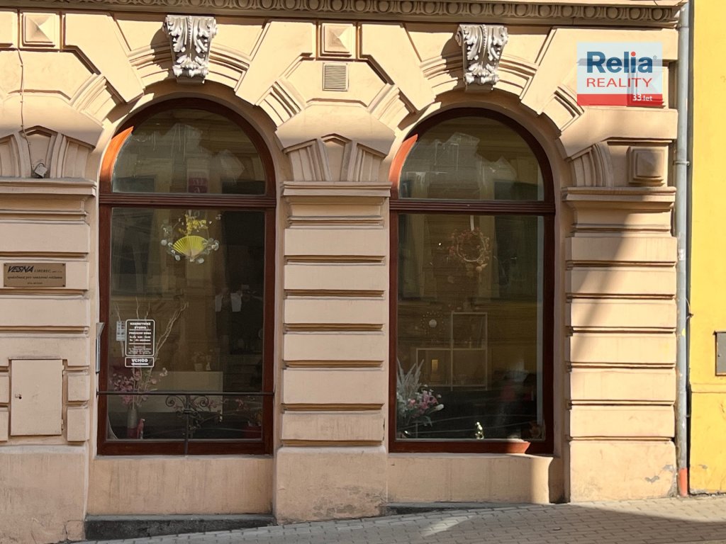 Pronájem obchodního prostoru 25 m2 v Liberci, ulice Husova