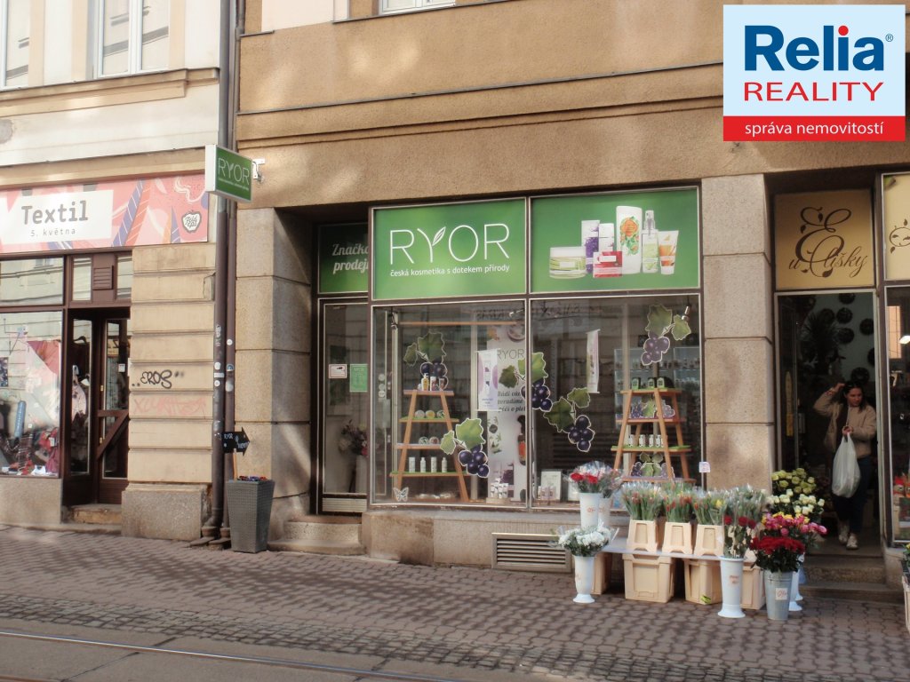 Pronájem obchodního  prostoru 56 m2 - ul. 5. května,  Liberec