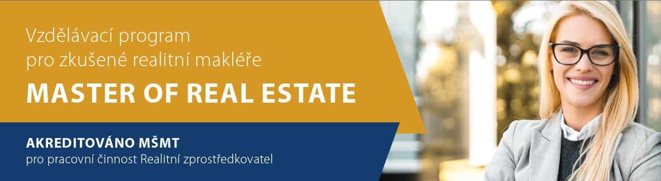 Certifikát Master of Real Estate - Akreditováno MŠMT