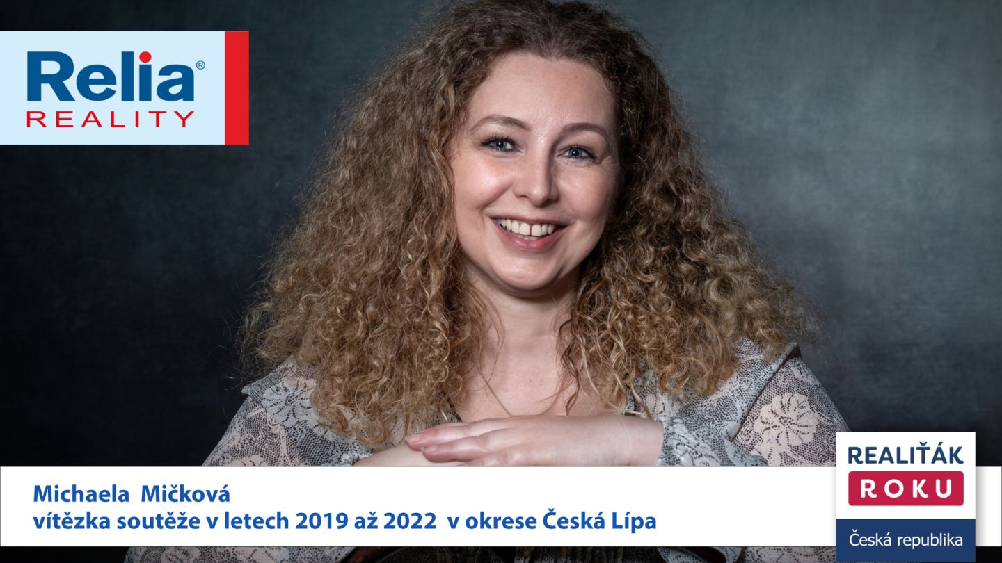 Projekt Realiťák roku: Nejlepší realitní makléřkou v okrese Česká Lípa je Michaela Mičková
