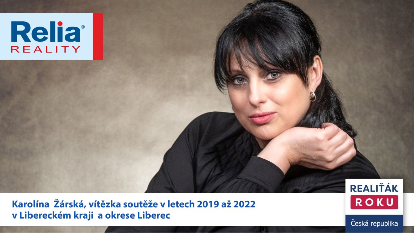 Nejlepší makléřka v Libereckém kraji - projektu Realiťák roku - je Karolína Žárská